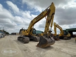 Used Excavator in yard